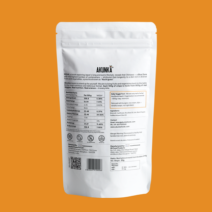 runchy Florets Salt and Pepper 30g back pack - nutrition facts and ingredients